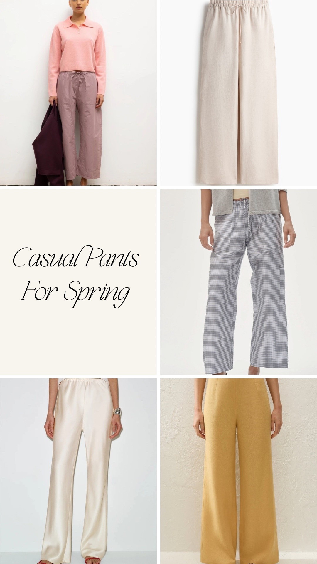 Casual pants for spring. Spring outfit ideas  

#LTKgrwm #LTKootd #LTKTravel