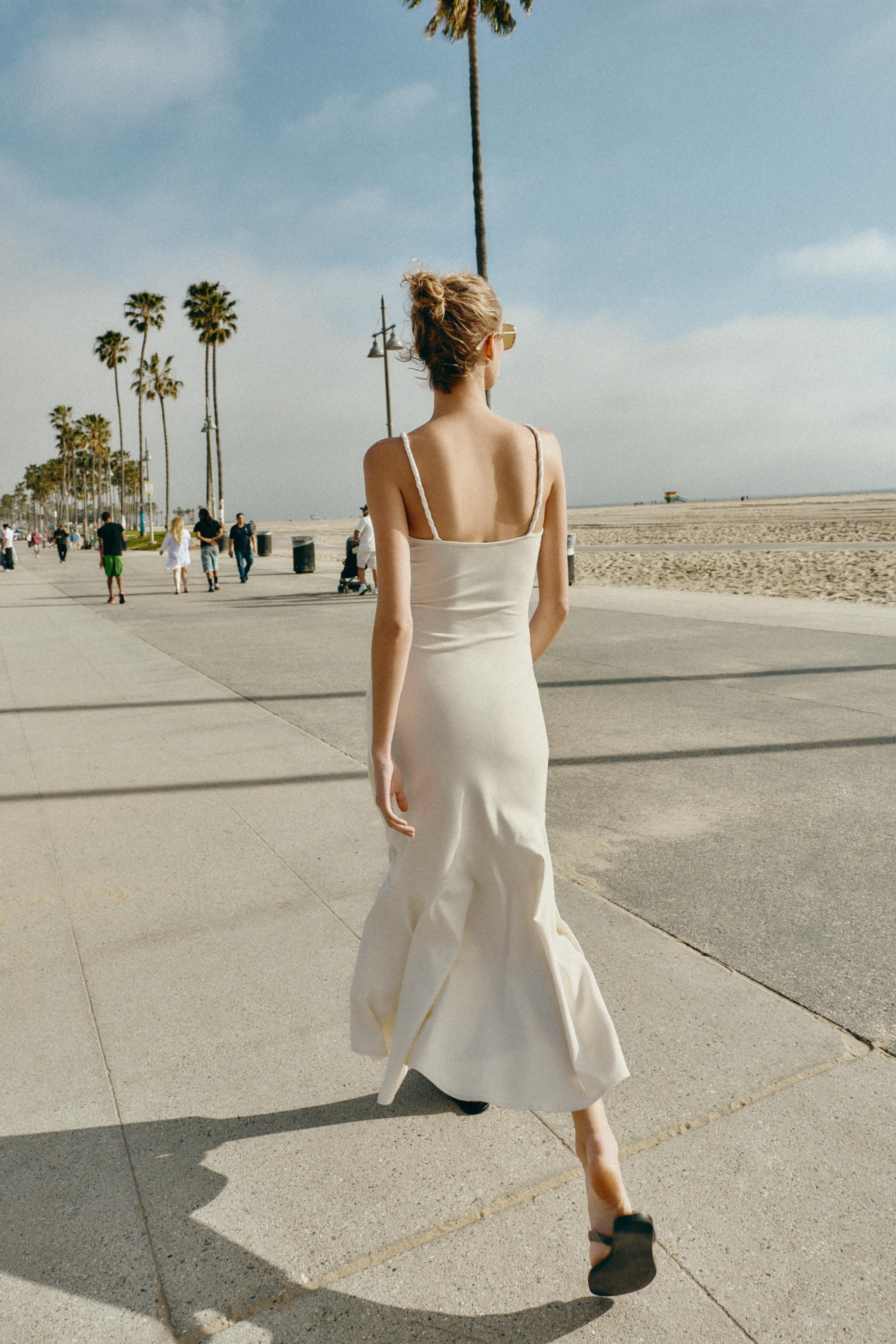 LONG DRAPED DRESS | Zara US