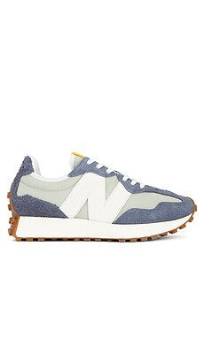 New Balance 327 in Dark Arctic Grey & Olivine from Revolve.com | Revolve Clothing (Global)