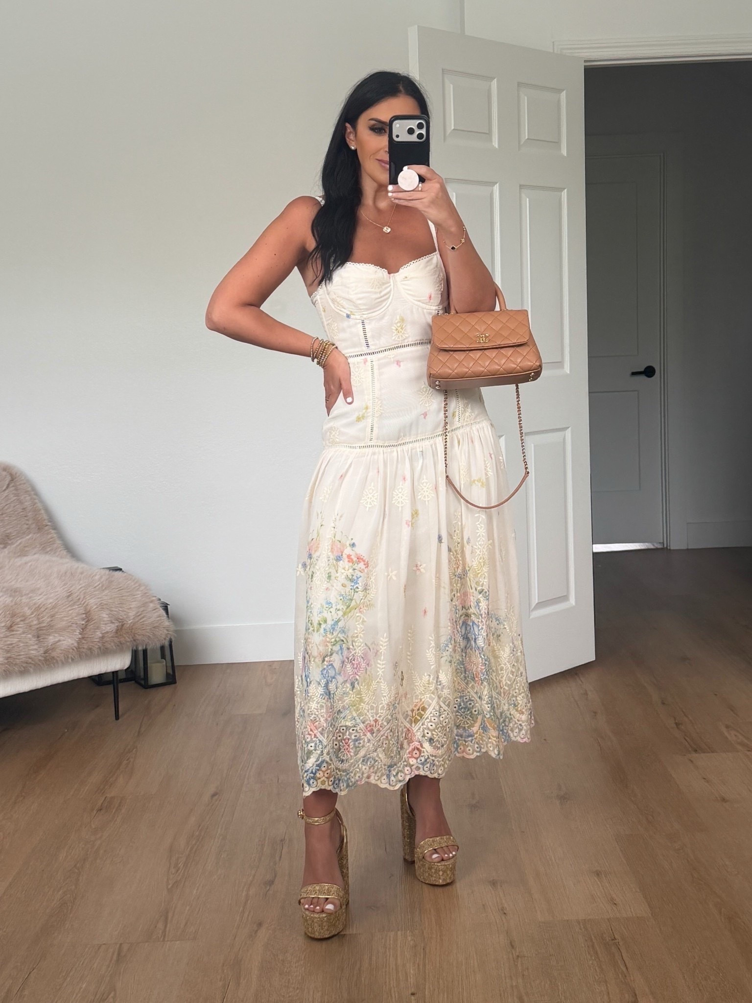 ASTR The Label Pellagia floral Dress wearing size small 