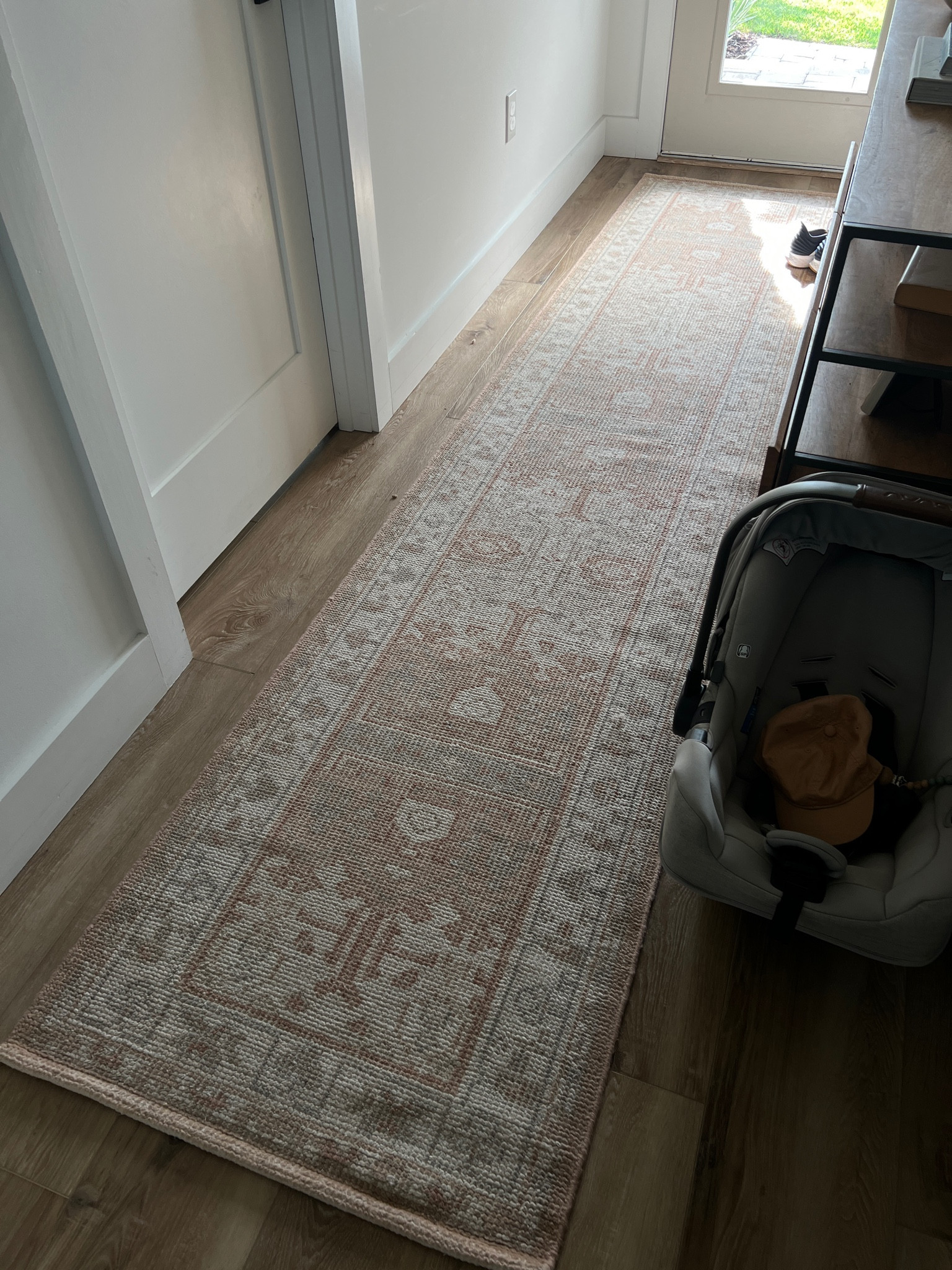 Entrance hall runner rug. 

#LTKhome #LTKsalealert #LTKstyletip