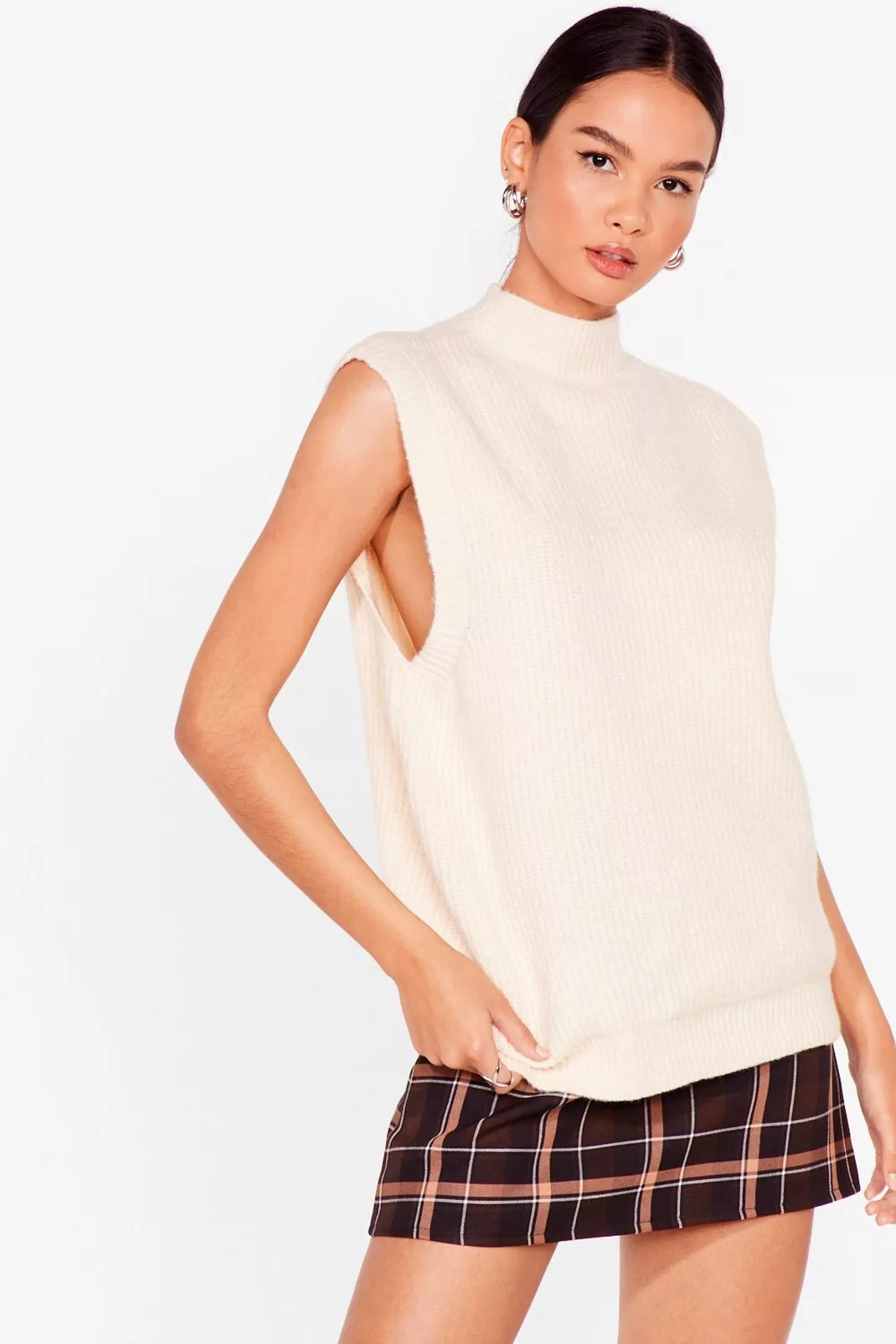 All Tanks to You Knitted High Neck Tank Top | Nasty Gal (US)