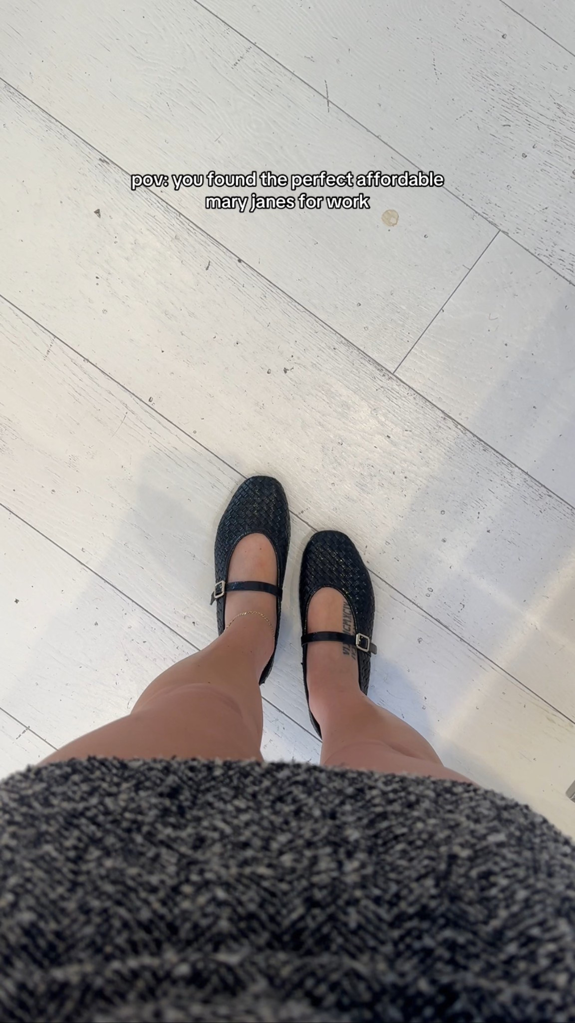 the most comfortable work flats! 🖤 #workshoes #hm #balletflats