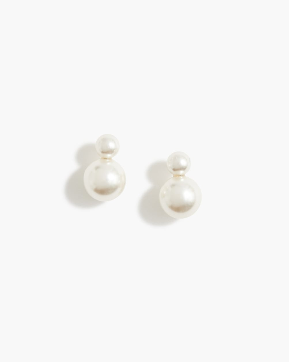 Double-pearl stud earrings | J.Crew Factory