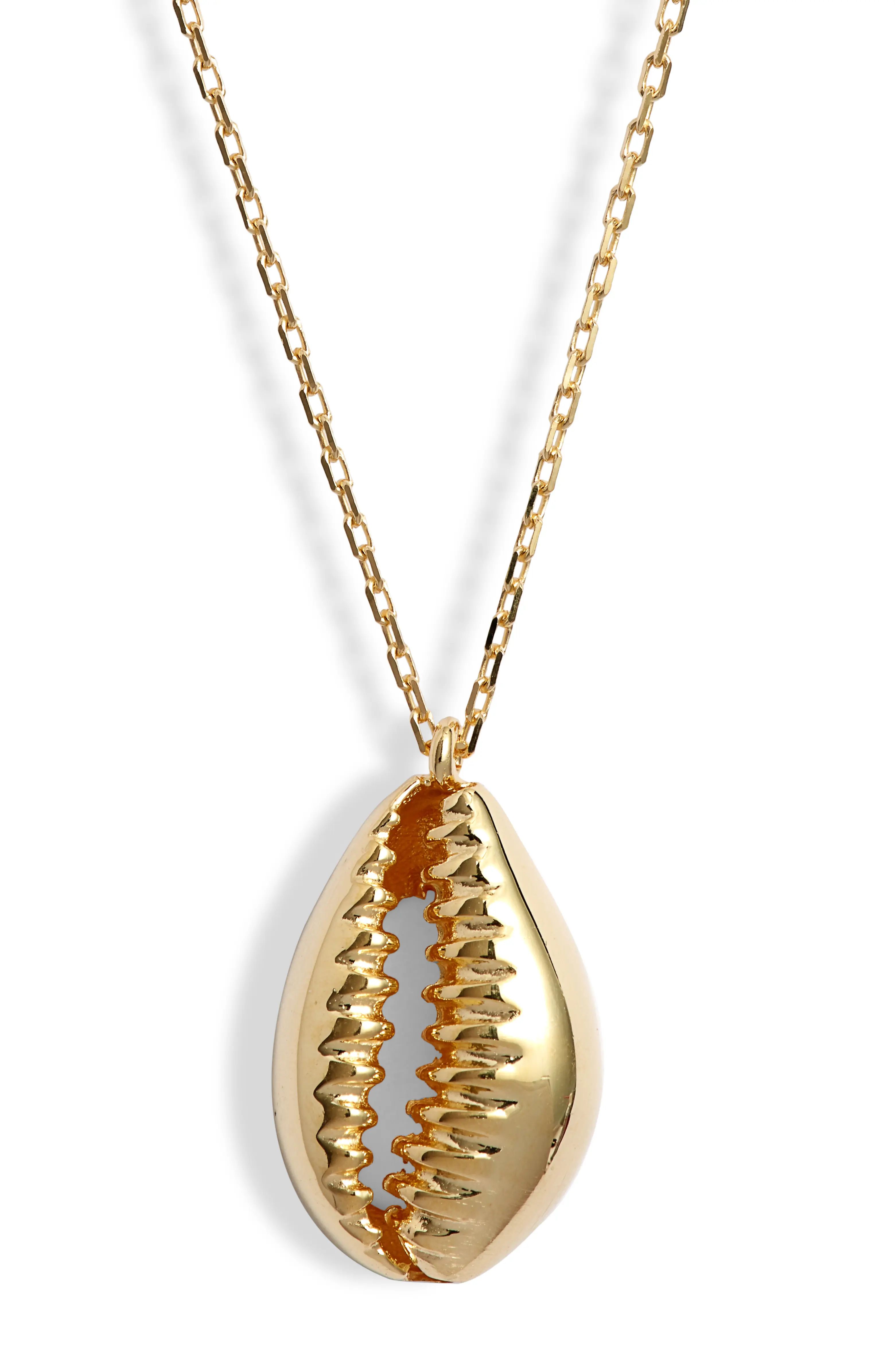 Adina’s Jewels Shell Pendant Necklace | Nordstrom
