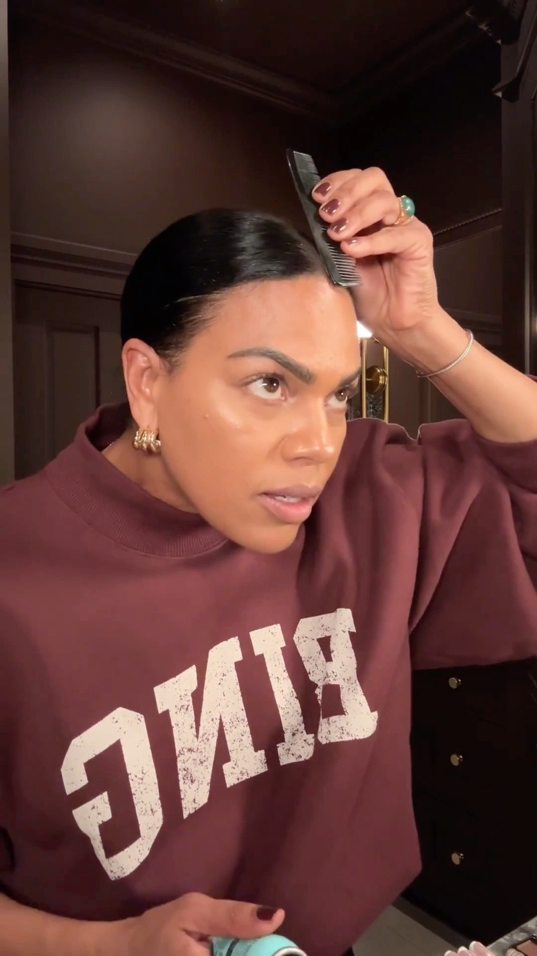 How I do my slick back bun, color & products I use! I’m doing this all on dry hair & without heat. 

#LTKOver40 #LTKBeauty #LTKselfcare