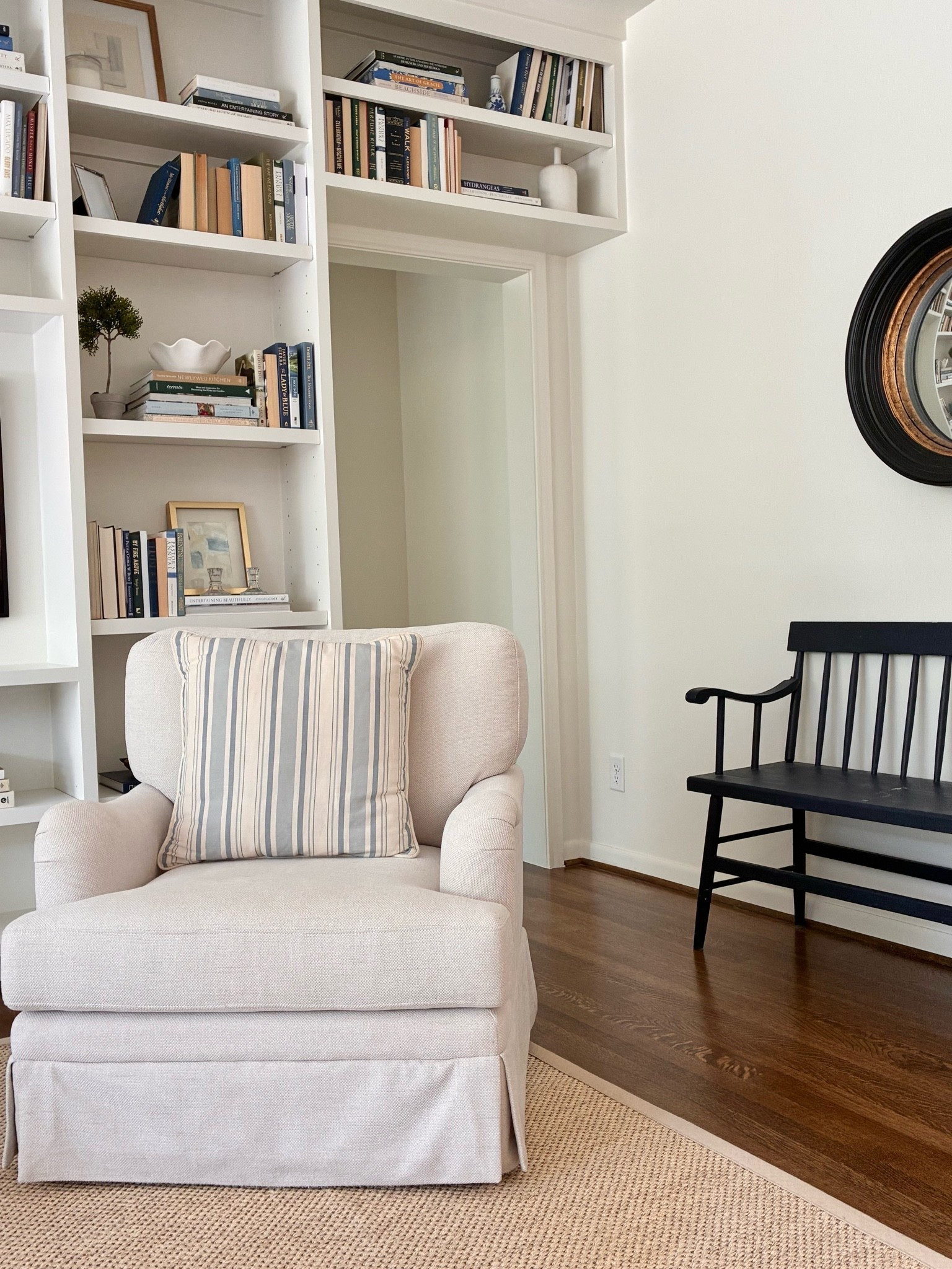 I have gotten so many questions about my two chairs in my family room.  They are sold out but I have linked a few similar options (I think they look super similar almost wondering if they are just the same ones sold by another company?).