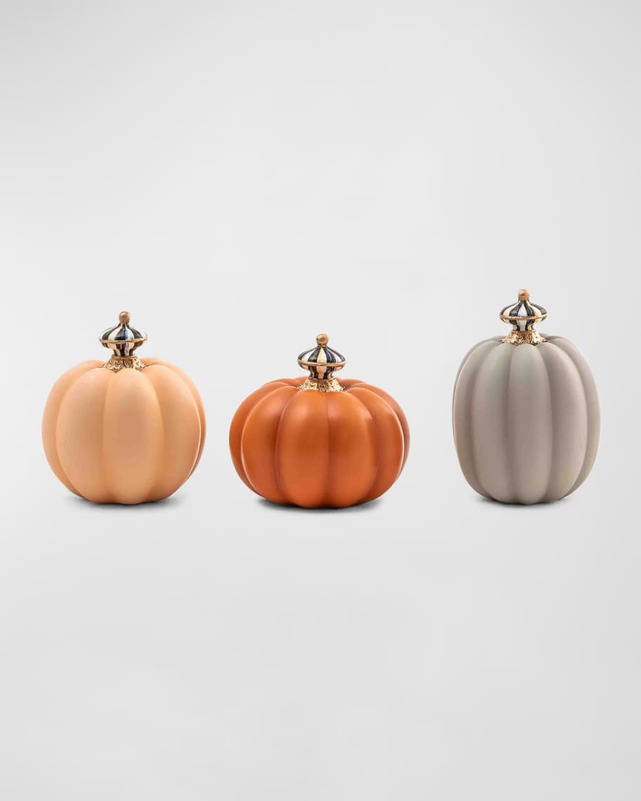 Fall on the Farm Mini Pumpkins, Set of 3 | Neiman Marcus