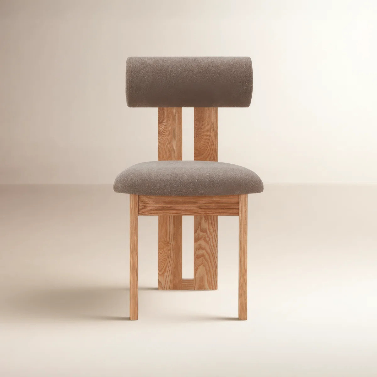 Dellar Boucle Upholstered Back Dining Chair | Wayfair North America