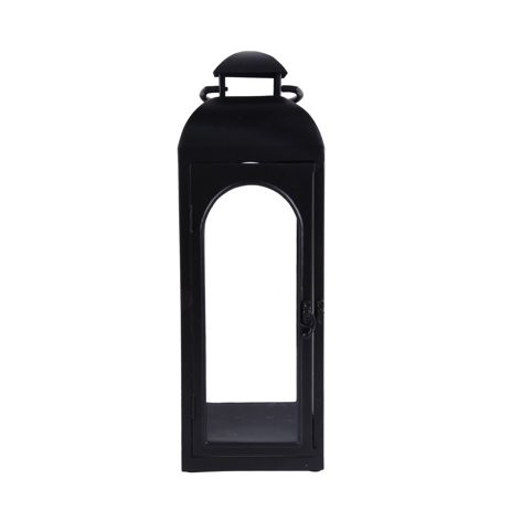 Better Homes & Gardens Metal Candle Holder Lantern, Black, Medium | Walmart (US)