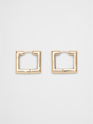Square Huggie Earrings | Banana Republic Factory