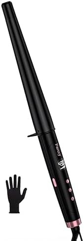 Farery Tapered Curling Wand, 3/4-1 1/4" Conical, 7.3" Extra Long Barrel | Amazon (US)