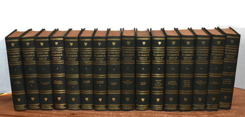 Harvard Classics  Shelf of Fiction Series  Complete Set or | Etsy | Etsy (US)