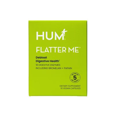HUM Nutrition Flatter Me Vegan Vitamin Capsules for Bloating Relief - Travel Size - 10ct | Target