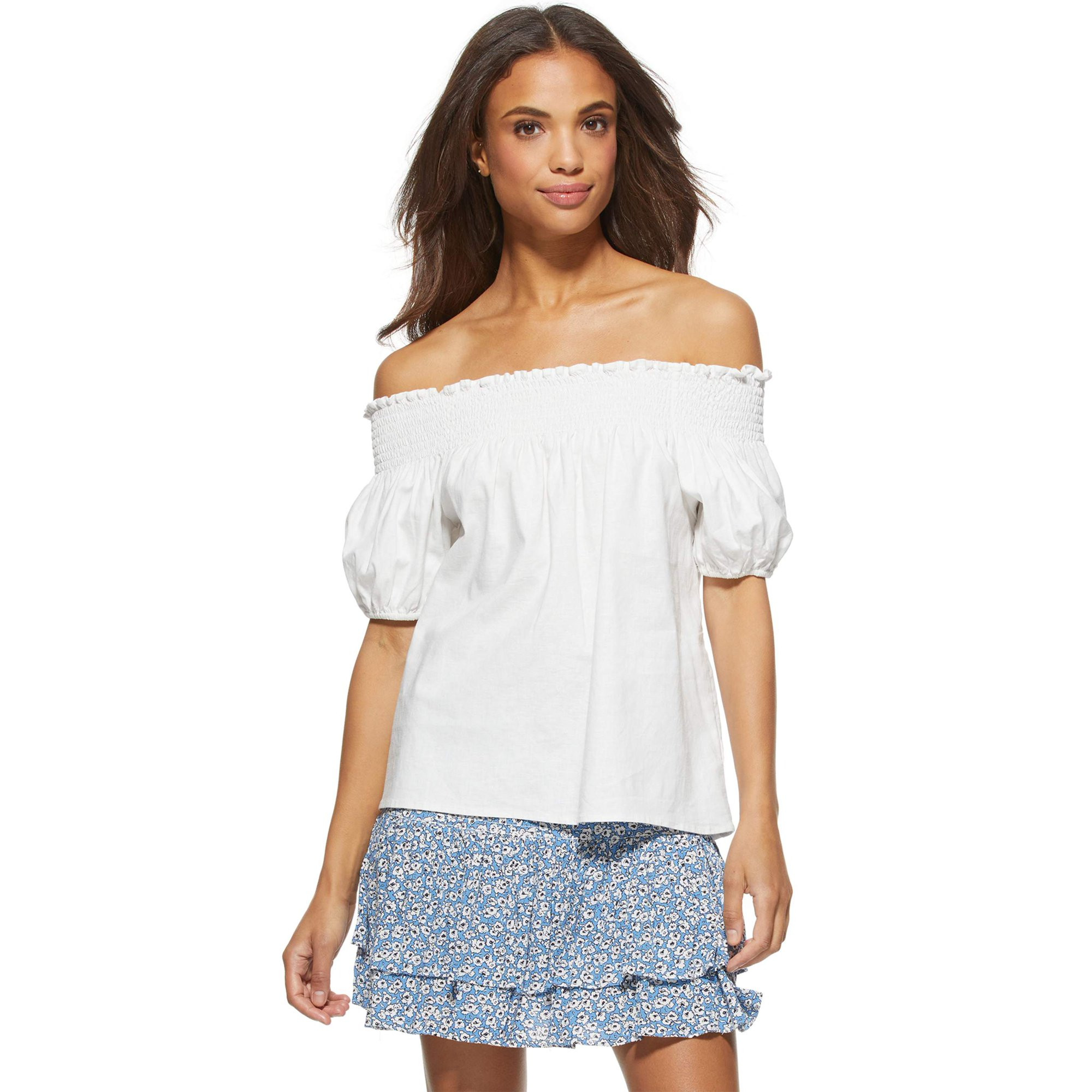Scoop Women’s Off the Shoulder Top | Walmart (US)