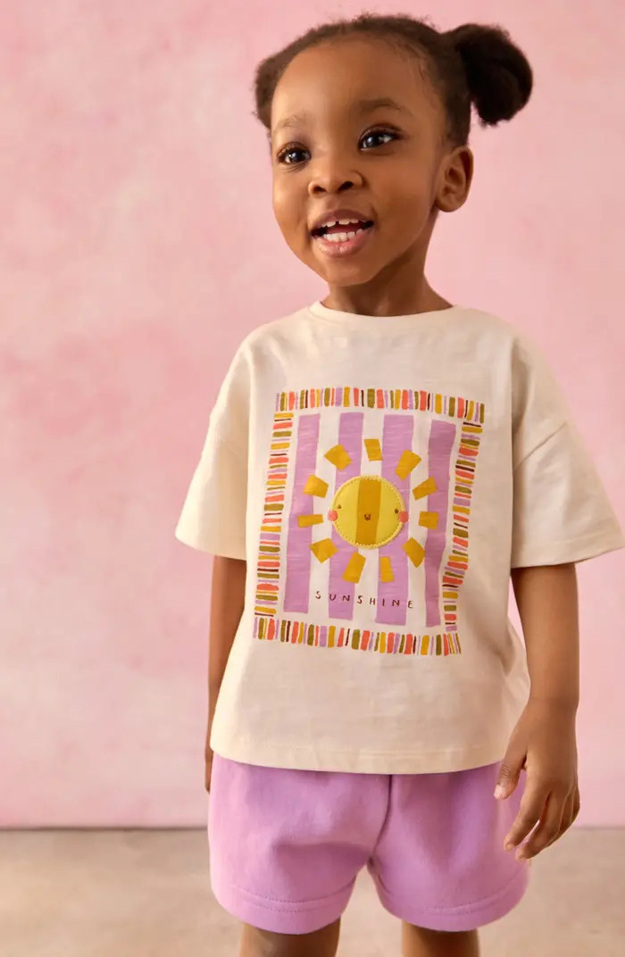 Kids' Sunshine Cotton Graphic T-Shirt | Nordstrom