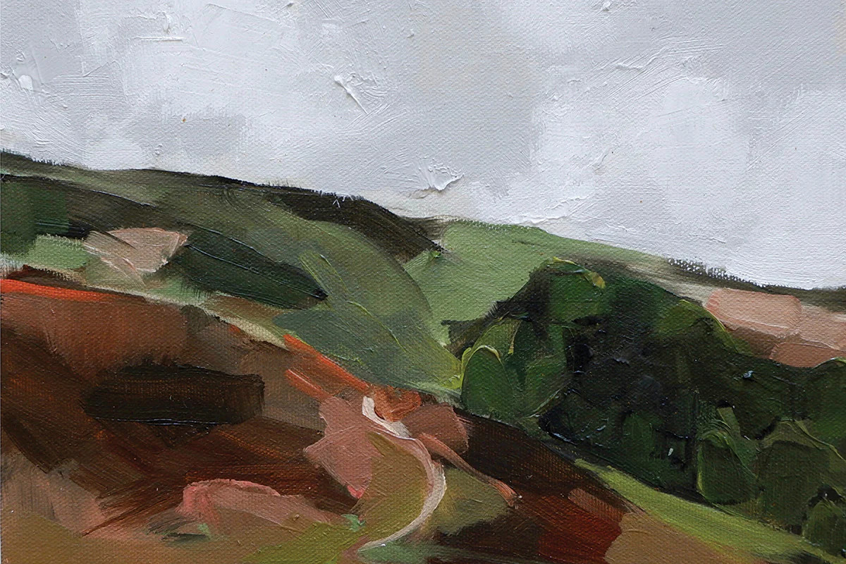 HILLS II Large Wall Art Abstract Landscape Painting by Lynne Millar | Juniper Print Shop