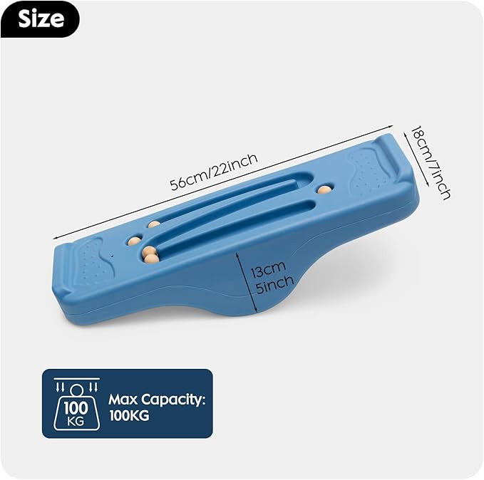 Joonly Kids Rocking Seesaw Balance Board with 5 Wooden Balls Sensory Training Rocking Board Balan... | Amazon (US)