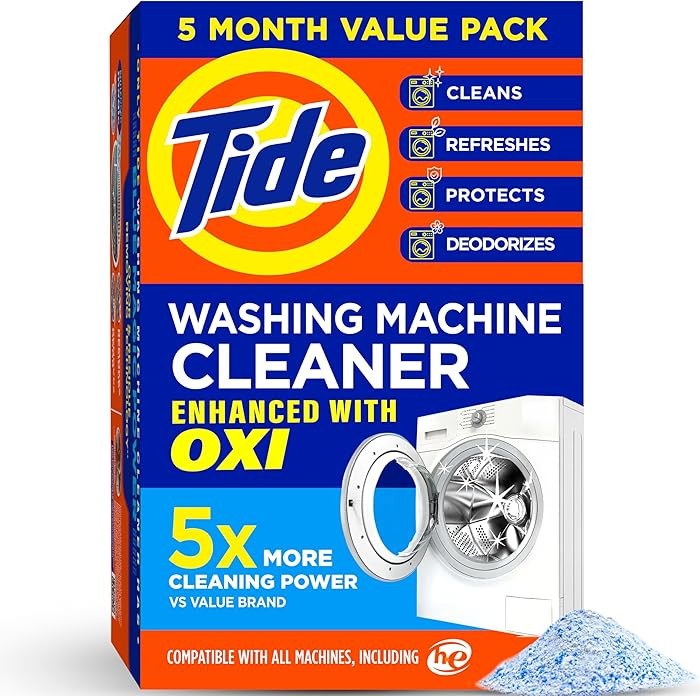 Washing Machine Cleaner by Tide, Washer Machine Cleaner with Oxi for Front and Top Loader Washer ... | Amazon (US)