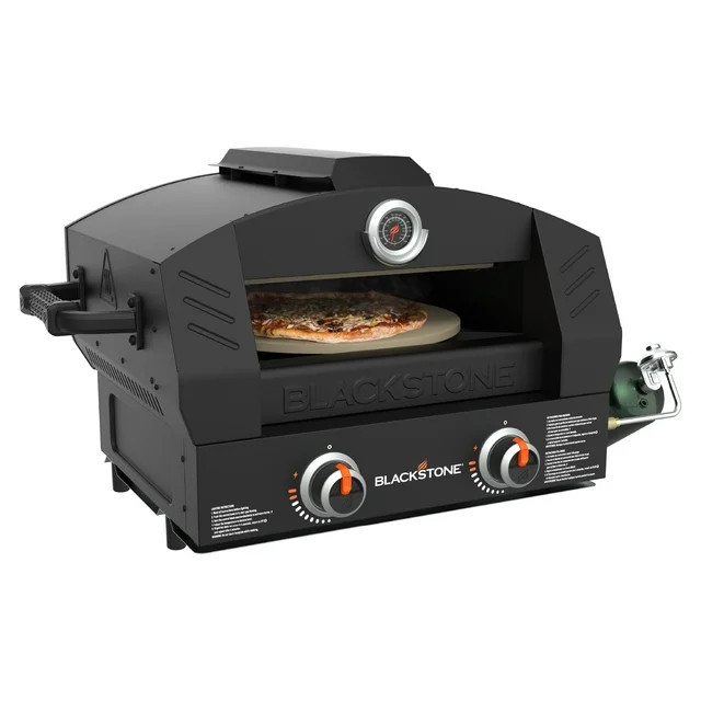 Blackstone Tabletop Propane Pizza Oven with Two 15" Cordierite Stones - Walmart.com | Walmart (US)