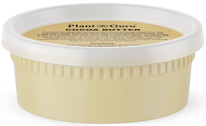 Raw Cocoa Butter 8 oz. 100% Pure Natural Unrefined FOOD GRADE Arriba Nacional Cacao Bean, Great F... | Amazon (US)