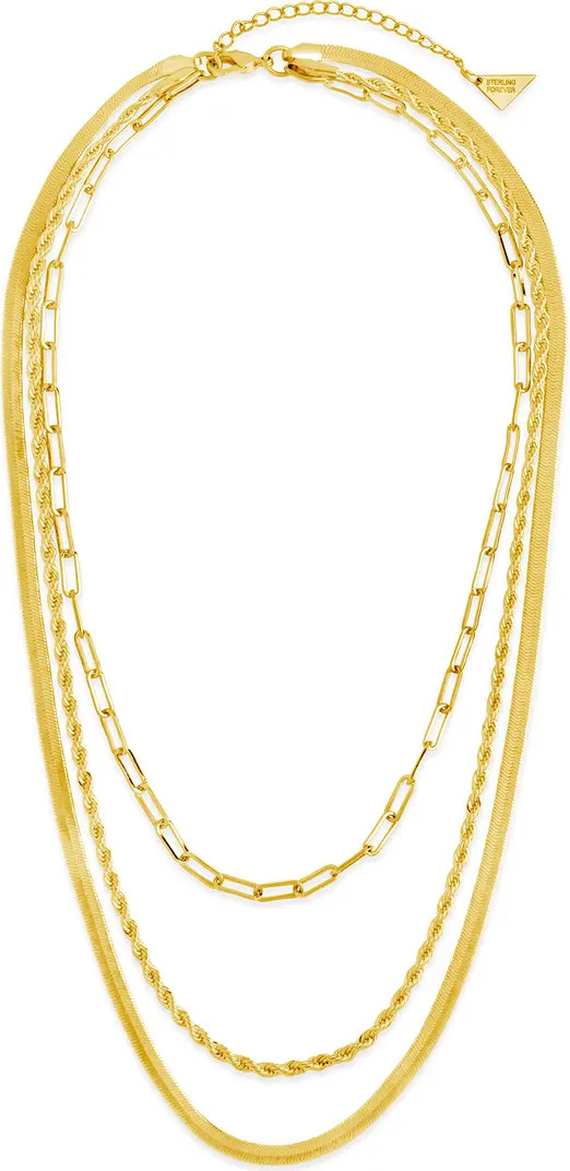 Sterling Forever Ila Layered Necklace | Nordstrom | Nordstrom