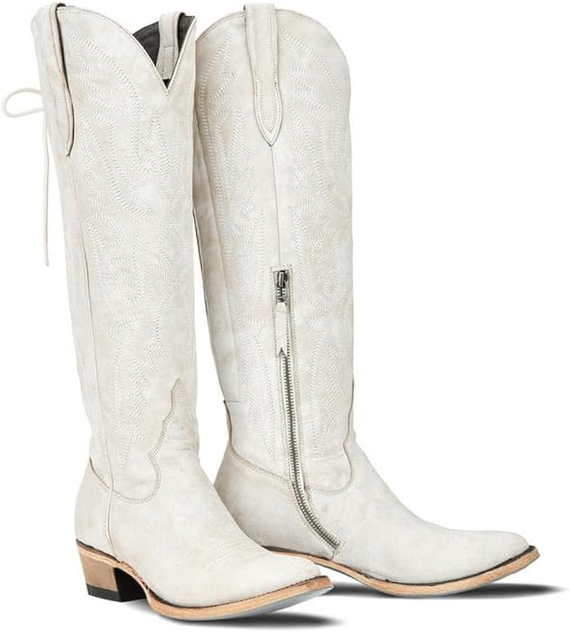 MissHeel Over the Knee Cowboy Boots for Women Adjustable Thigh High Cowgirl Boots | Amazon (US)