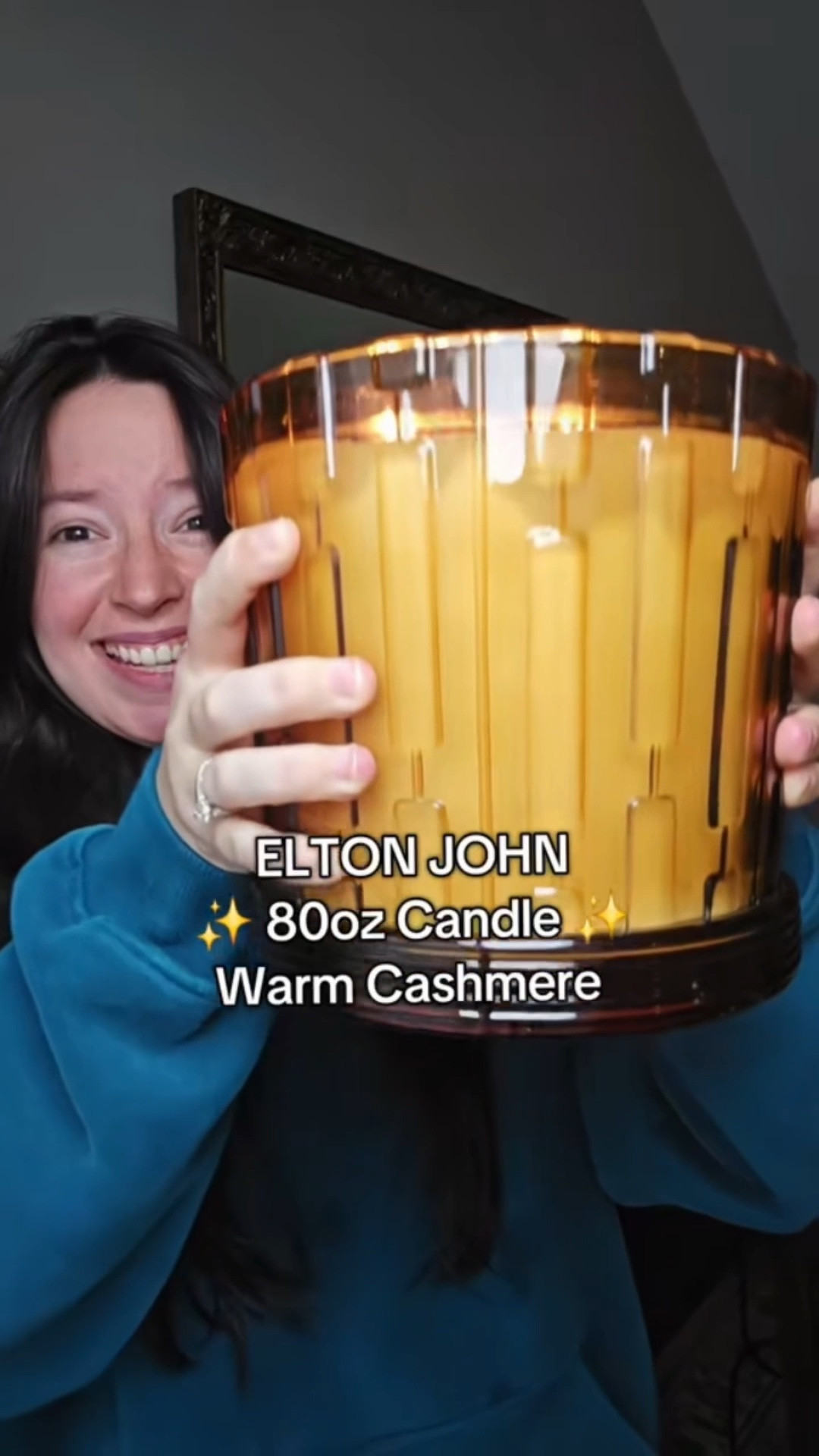 Warm cinnamon cashmere!!! These 80oz Elton John candles are going viral for a reason! 

#LTKHome #LTKGiftGuide #LTKHoliday