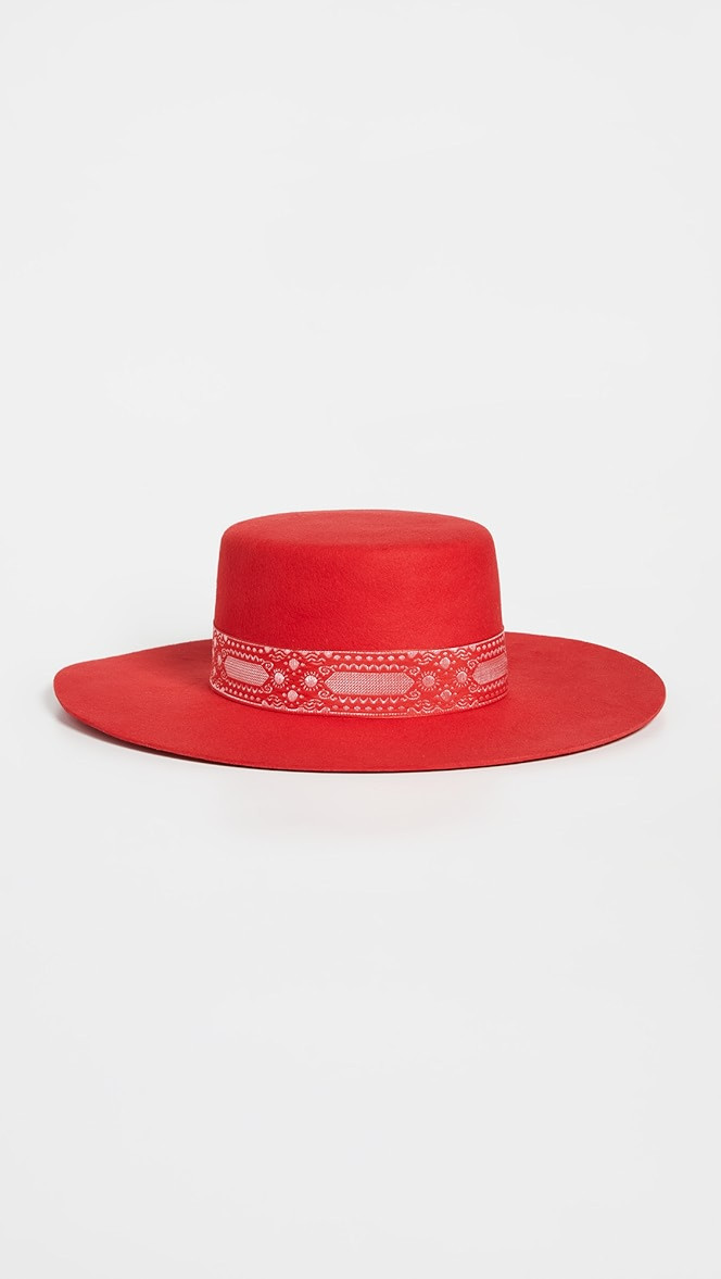 The Sierra - Ruby Boater Hat | Shopbop