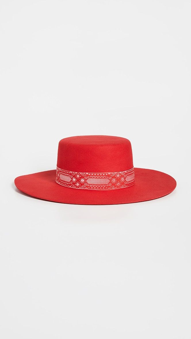 The Sierra - Ruby Boater Hat | Shopbop