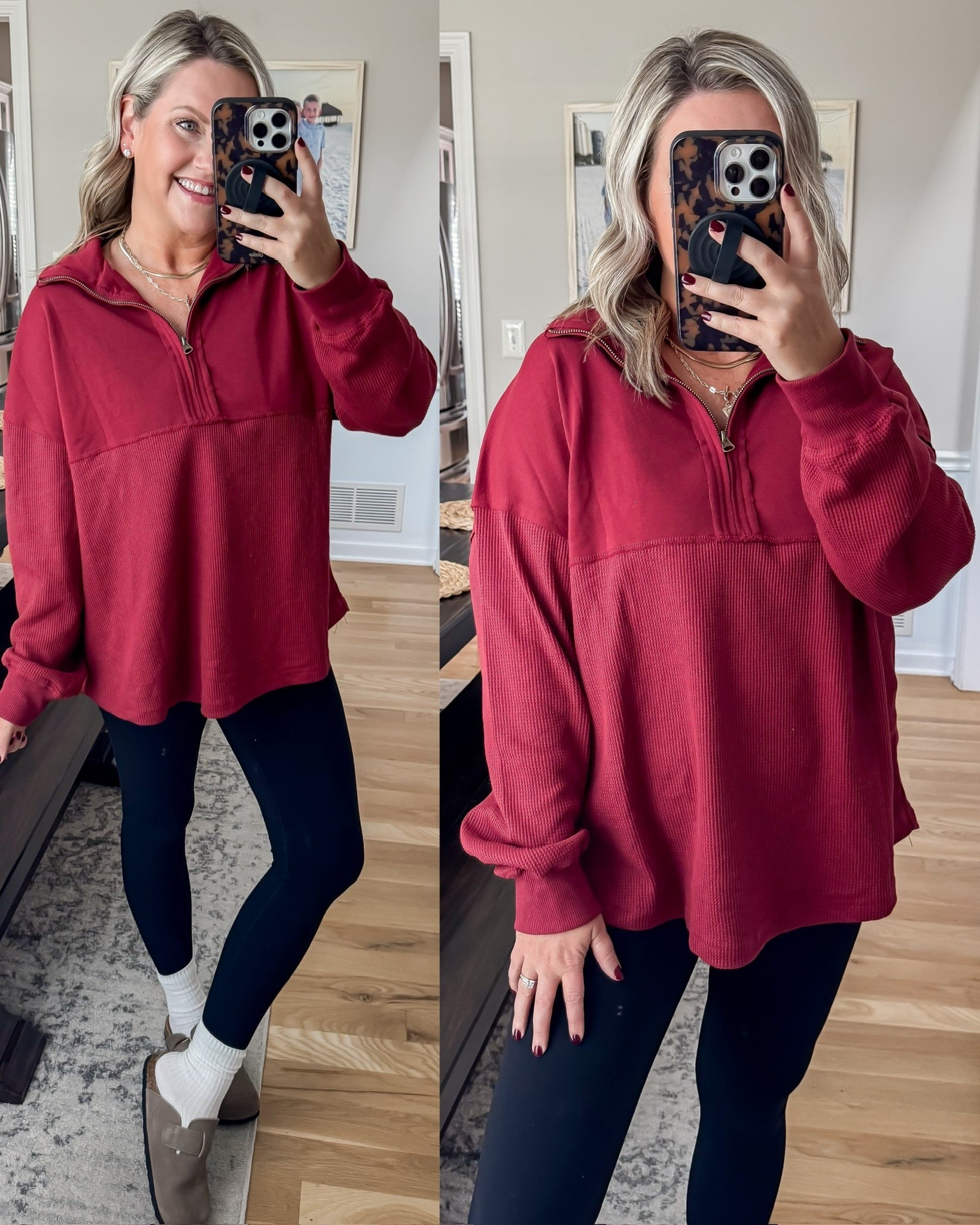 Everyday Fall OOTD Henley sweatshirt Leggings outfit 

#LTKFindsUnder50 #LTKSeasonal #LTKStyleTip