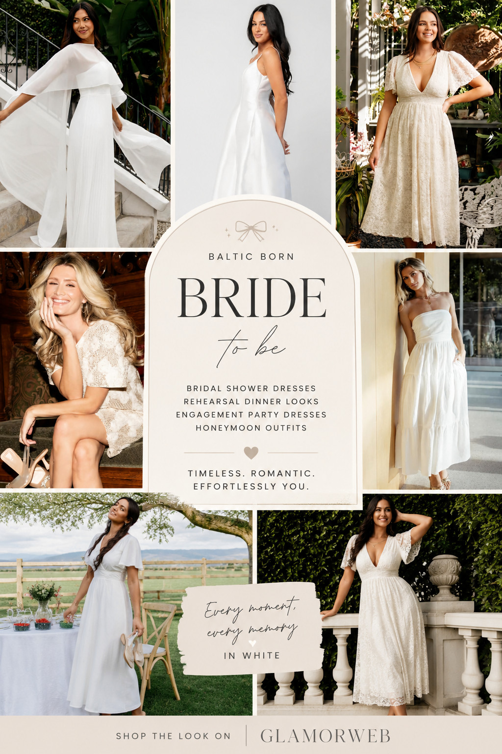 From “yes” to “I do,” your outfits should feel just as special 🤍 These Baltic Born white dresses are perfect for every celebration—bridal shower, engagement party, rehearsal dinner, and beyond ✨ Soft silhouettes and romantic details make them effortlessly beautiful for every bride. You’ll feel confident, comfortable, and completely unforgettable 💍
#WeddingLooks #BalticBornBride #WhiteDressStyle #BridalShowerInspo #EngagementOutfitIdeas #RehearsalDinnerDress #HoneymoonFashion #LTKFinds #BrideGlow 

 #LTKgrwm #LTKSeasonal #LTKWedding