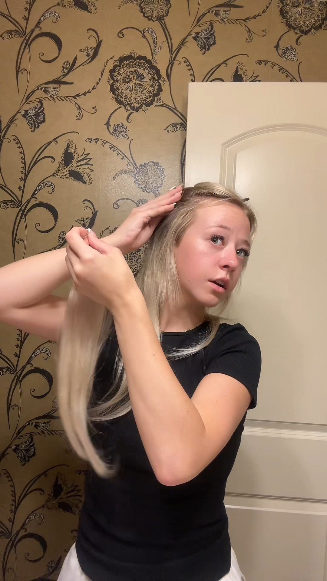 these clip ins are amazing!! they’re made of real hair- can be colored, washed and styled with heat! 

#LTKbeauty #LTKover40 #LTKVideo