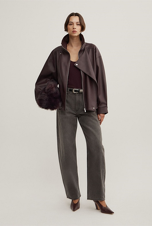 Funnel Neck Bomber Jacket | Witchery (AU)