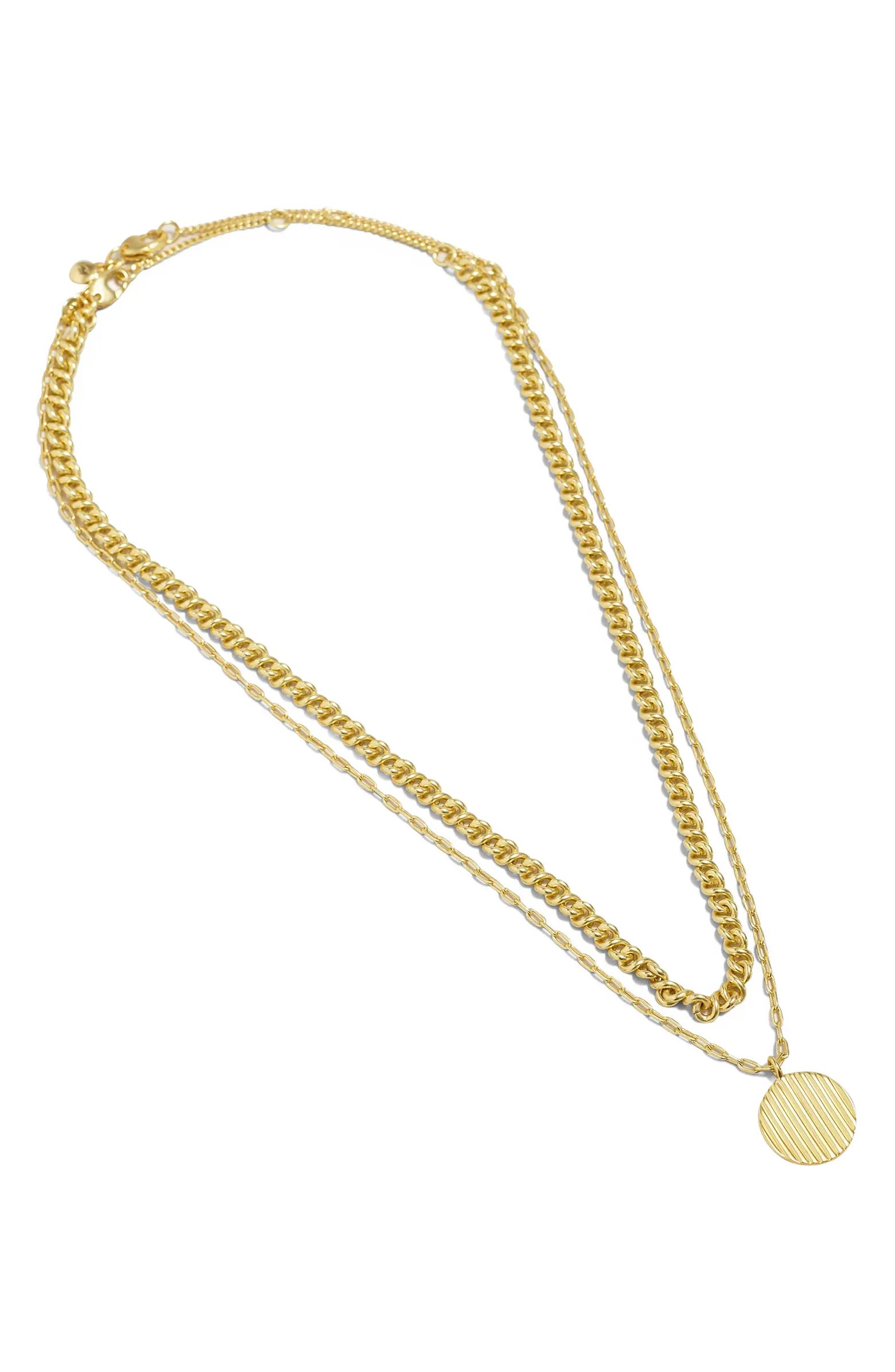 Set of 2 Twisted Chain & Pendant Necklaces | Nordstrom