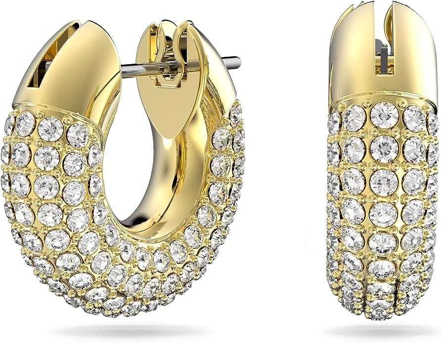 SWAROVSKI Dextera Crystal Pavé Hoop Earrings Jewelry Collection | Amazon (US)