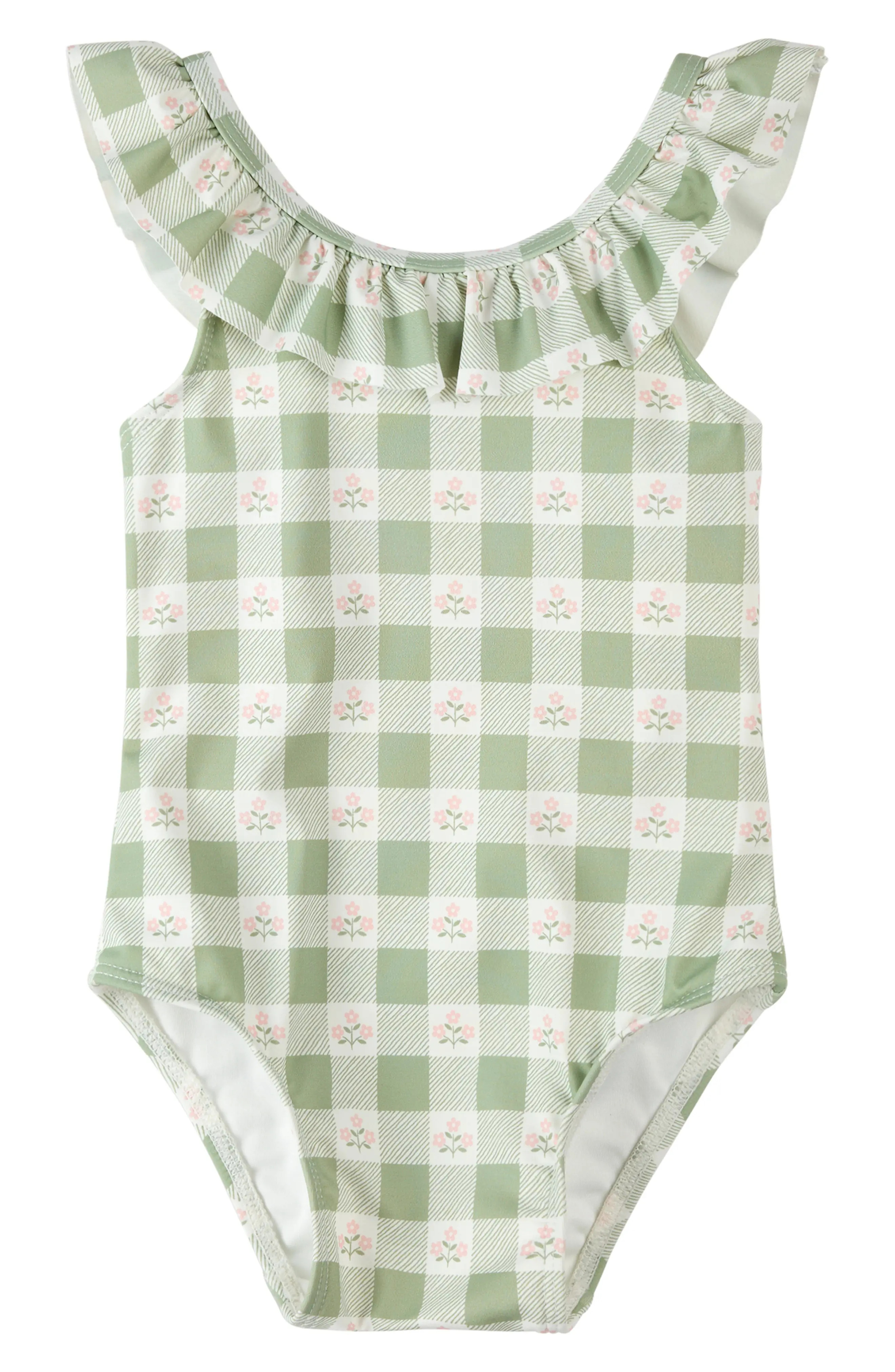 Kids' Ruffle UPF 50+ One-Piece Swimsuit (Women) | Nordstrom | Nordstrom