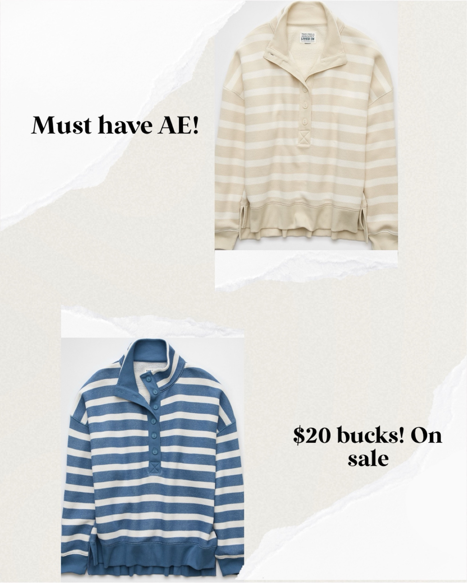 Don't just walk, RUN to snag these adorable tops at AE for only 20 bucks! Your wallet will love you, and your wardrobe will thank you as you strut in style while feeling as comfy as a couch potato! 👕💰 #StyleSteal #ComfyChic #AE #Fashionista



#LTKSaleAlert #LTKFindsUnder50