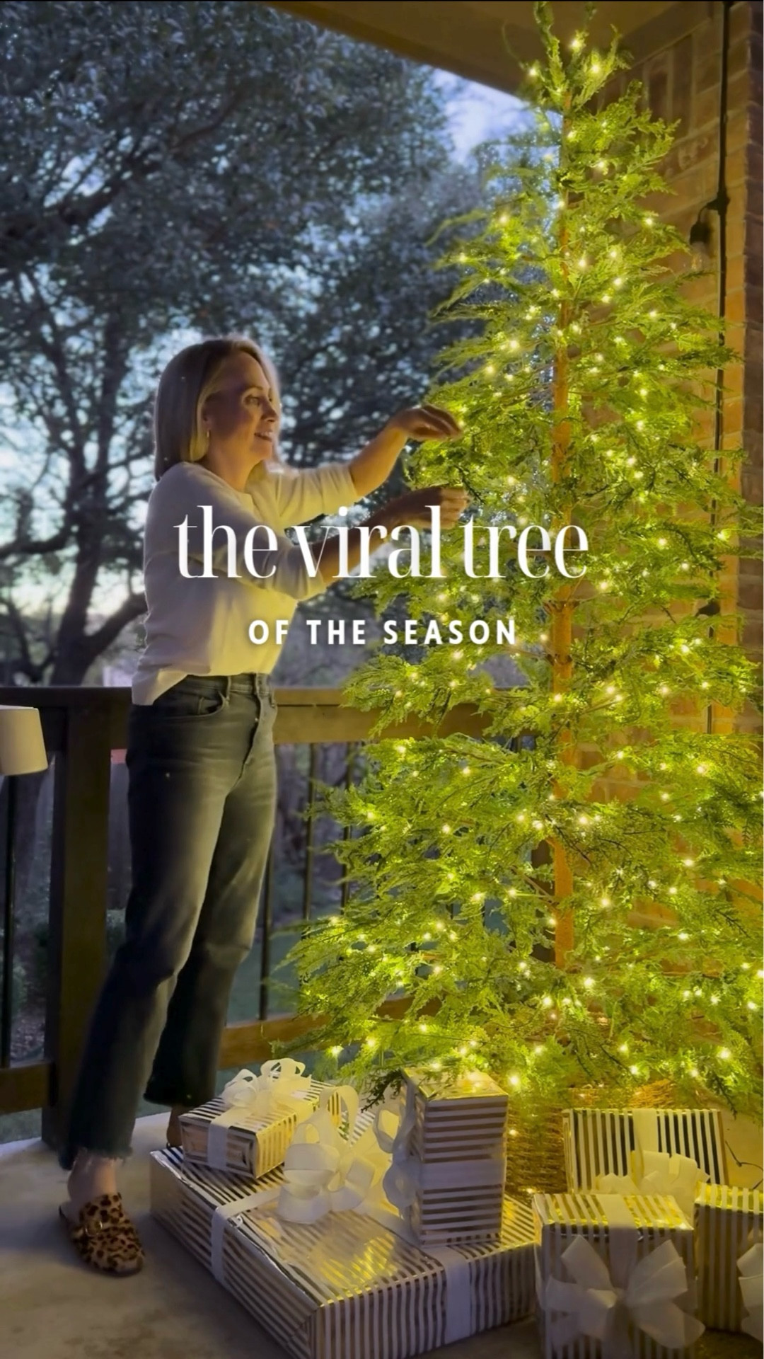 It’s even prettier in person, can’t get over how realistic this Christmas tree looks and feels + it looks great even without ornaments! Grab it quick! 


#homedecor #viral #Christmastree  

#LTKStyleTip #LTKHoliday #LTKHome