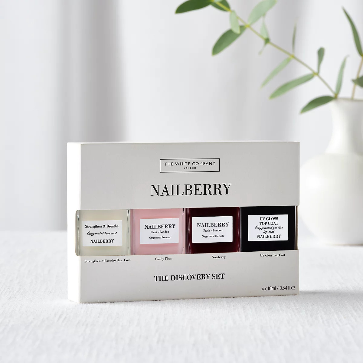 Nailberry Mini Nail Polish Travel Set – Set of 4 | The White Company UK & ROW