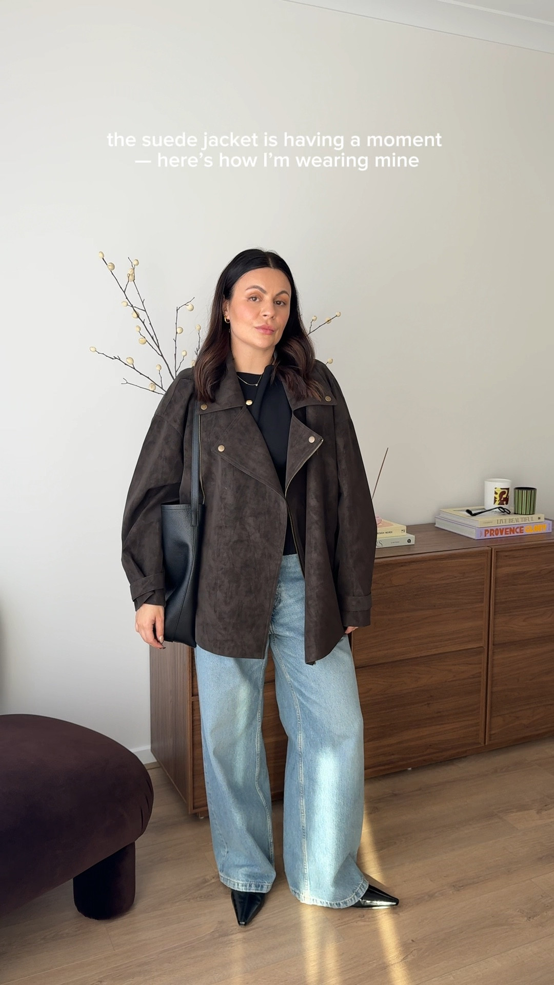 3 easy ways to style a suede jacket this winter — save for your next outfit rut 

wearing a size 8 in this one from DISSH 

#LTKstyletip #LTKwinter #LTKaustralia