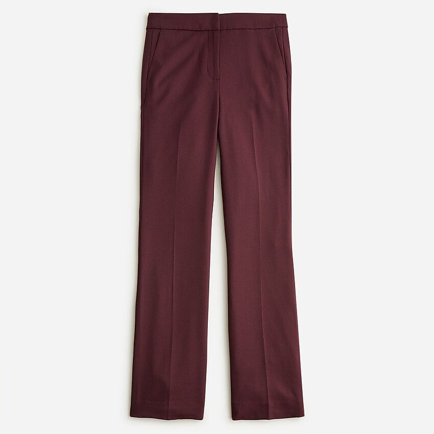 Willa full-length flare pant in Italian city wool | J.Crew US