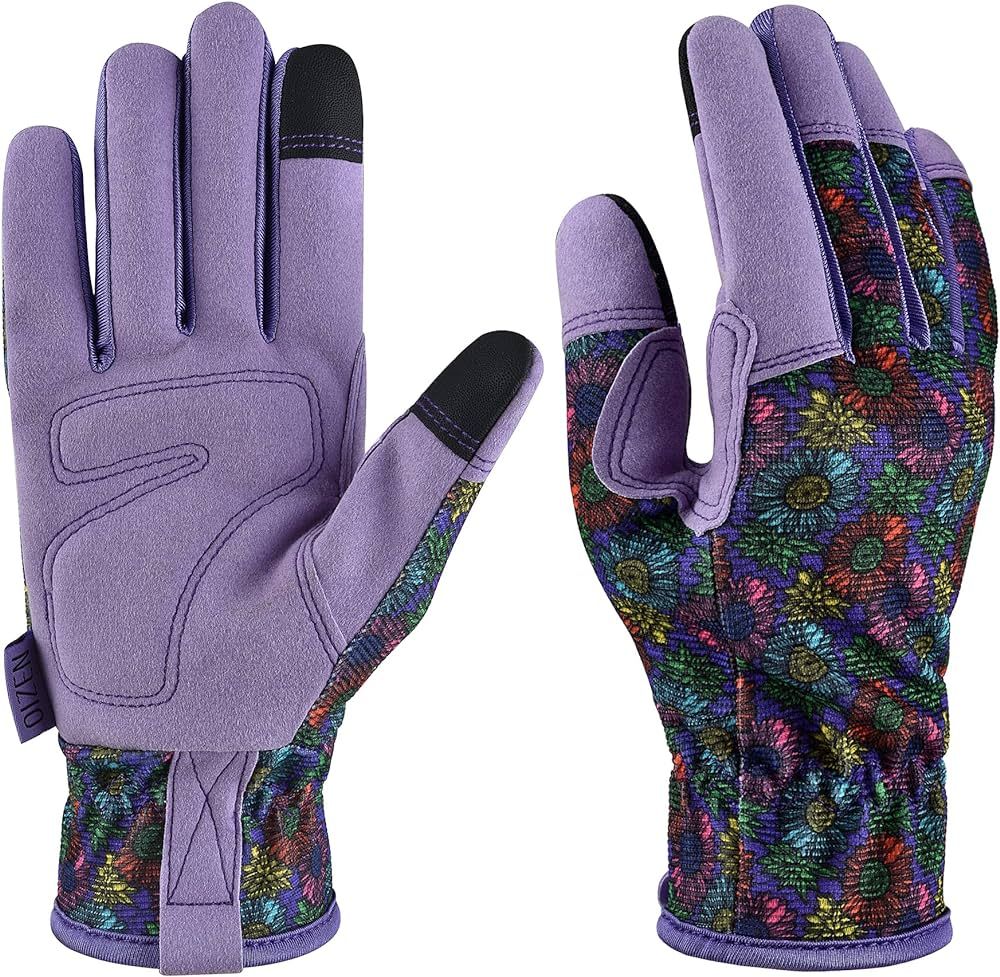 Gardening Gloves for Women, Garden Gloves with Touch Screen, Light Duty Working Gloves, Gardening... | Amazon (US)