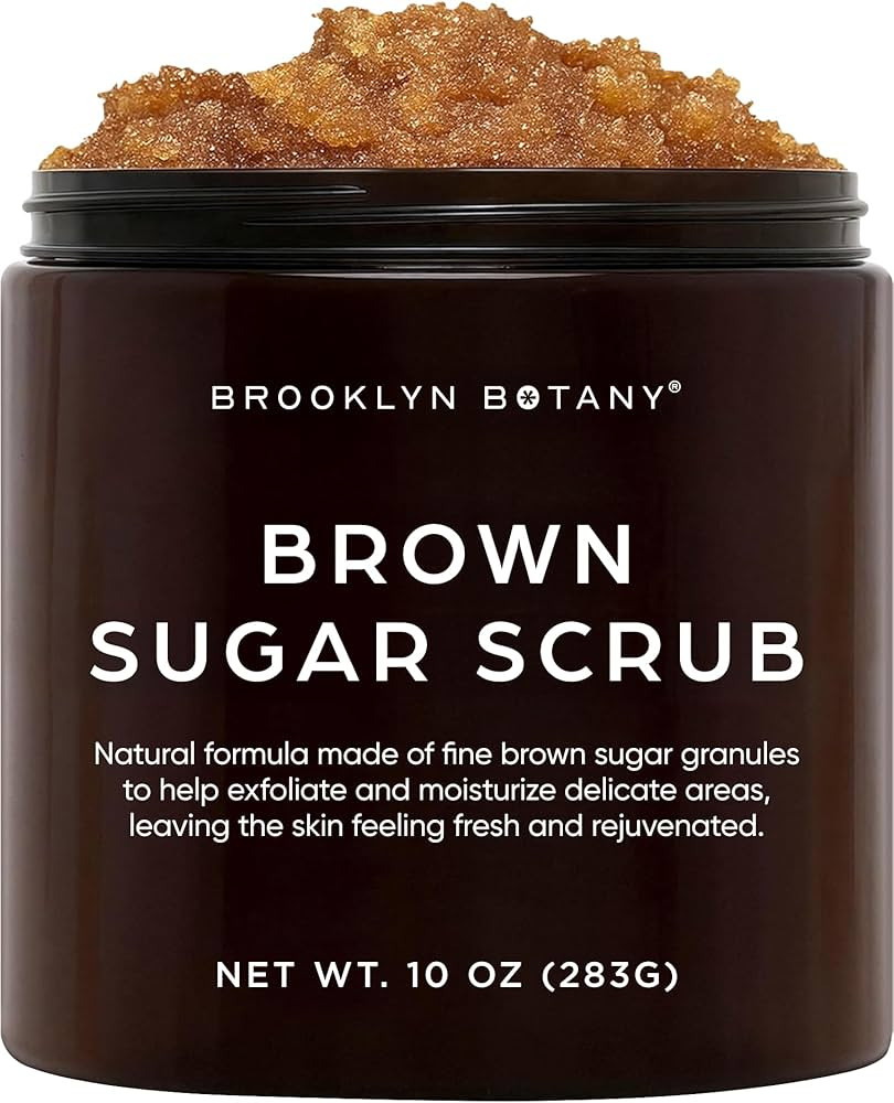 Brooklyn Botany Brown Sugar Body Scrub - Moisturizing and Exfoliating Body, Face, Hand, Foot Scru... | Amazon (US)