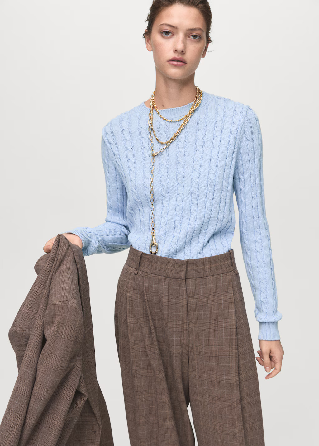 Braided knitted sweater | Mango (US/MX/AU)