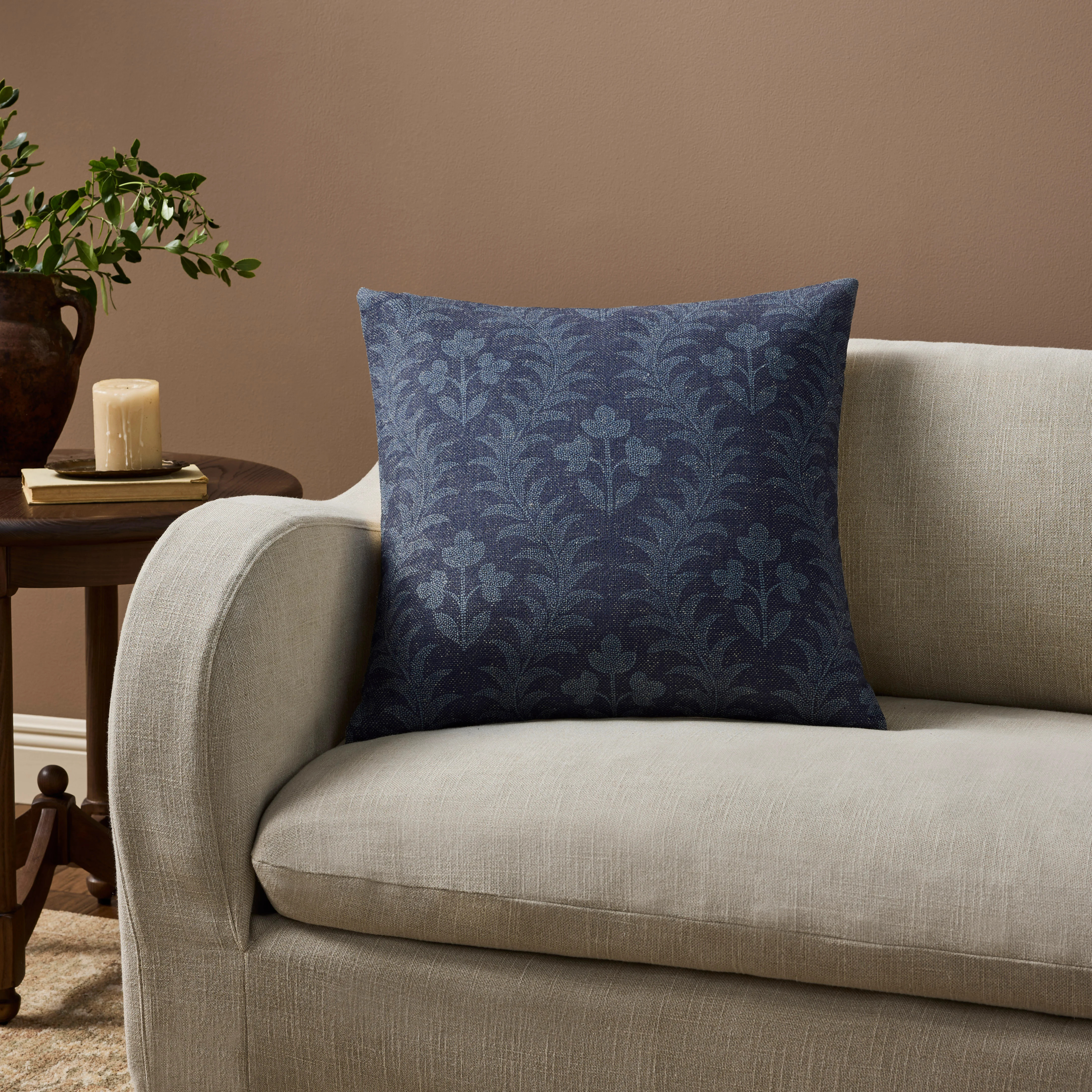 Magnolia Home by Joanna Gaines x Loloi-Isola Pillow-PMH-0078-Blue | Rugs Direct
