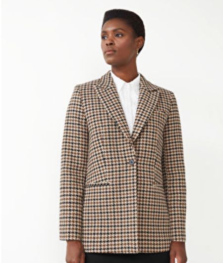 The most perfect And Other Stories houndstooth /tweed blazer 