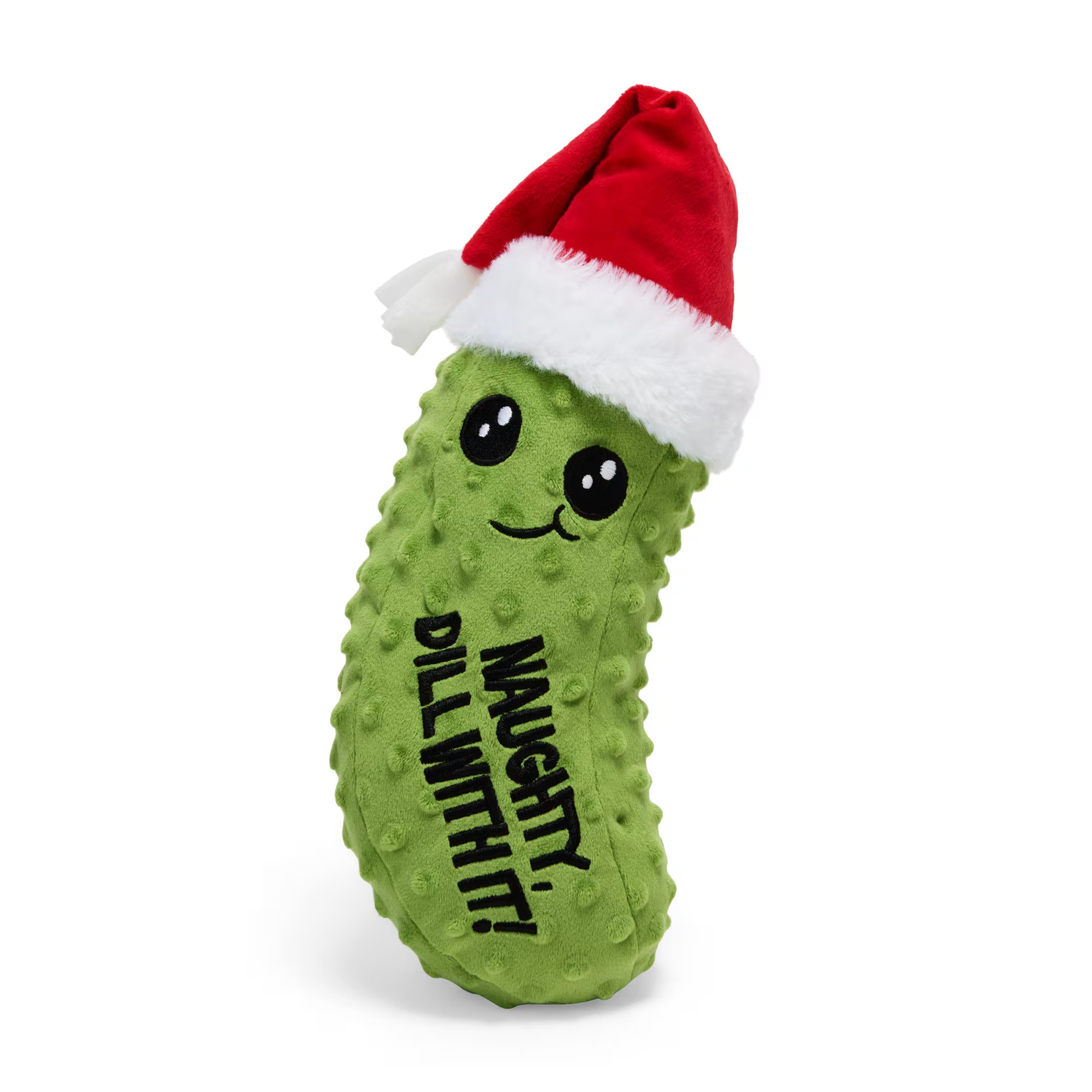 Merry Makings Naughty Pickle Plush Dog Toy, Large | Petco