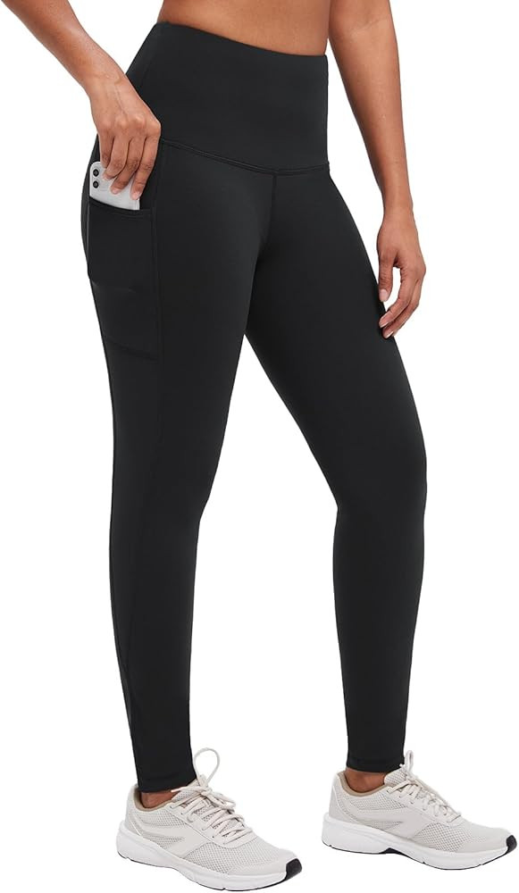 baleaf Women's Fleece Lined Leggings Thermal Warm Winter Tights High Waisted Yoga Pants Cold Weat... | Amazon (US)