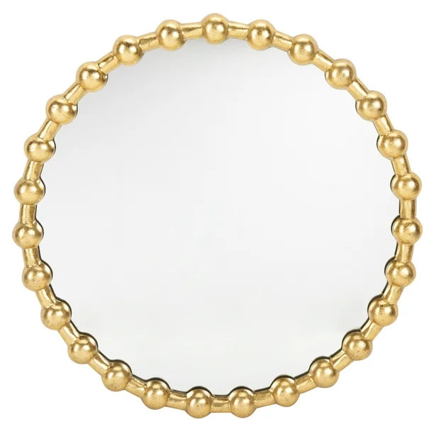 Safavieh Eden 30 in. Round Bold Beaded Mirror | Walmart (US)